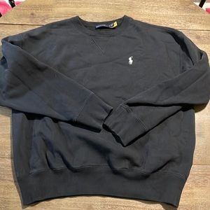 EUC women’s black Polo Ralph Lauren sweatshirt size M